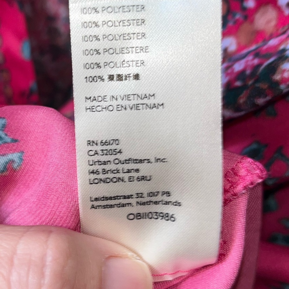 Free People Run Free Blouse in Pink Combo, NWOT - Picture 8 of 8